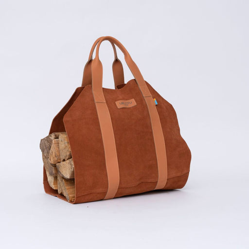 Leather Log Carrier