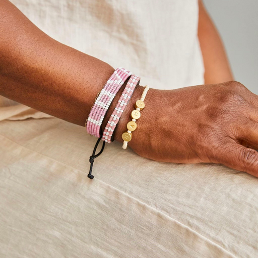 LOVE Bracelet - Pearly Pink/White lifestyle image