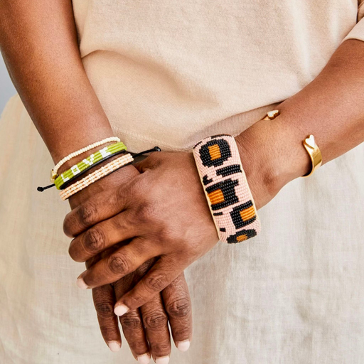 SAMPLE SALE: Leopard Bangle - Rose lifestyle image