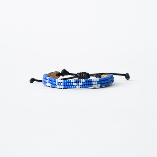 Skinny LOVE Bracelet - Cobalt/Light Blue