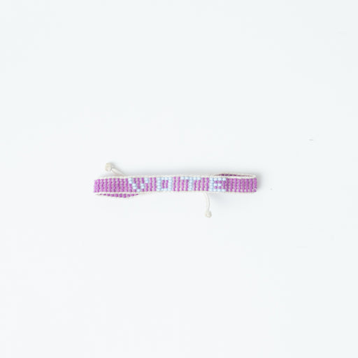 Woven VOTE Bracelet - Purple/Blue