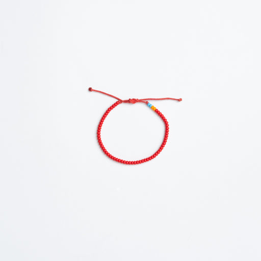 Single Strand Bracelet - Red