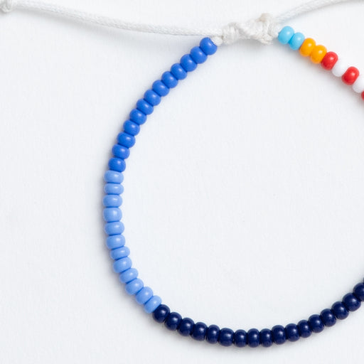 Single Strand Bracelet - Blue/Red lifestyle image