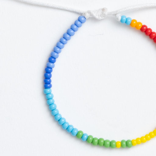 Single Strand Bracelet - Rainbow Blocked lifestyle image