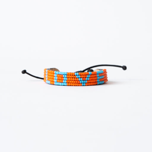 LOVE Bracelet - Orange/Light Blue