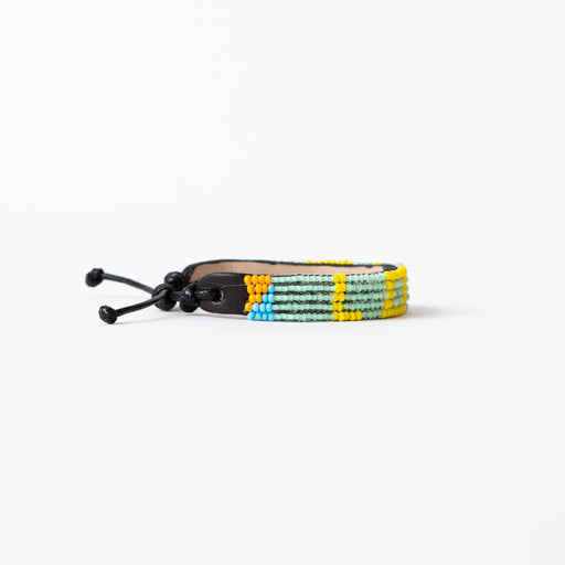 FINAL SALE: LOVE Bracelet - Mint/Yellow lifestyle image