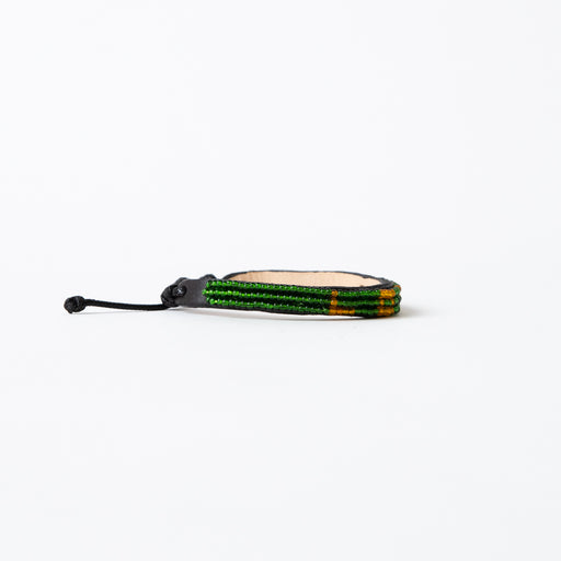 SAMPLE SALE: Skinny LOVE Bracelet - Green/Orange lifestyle image