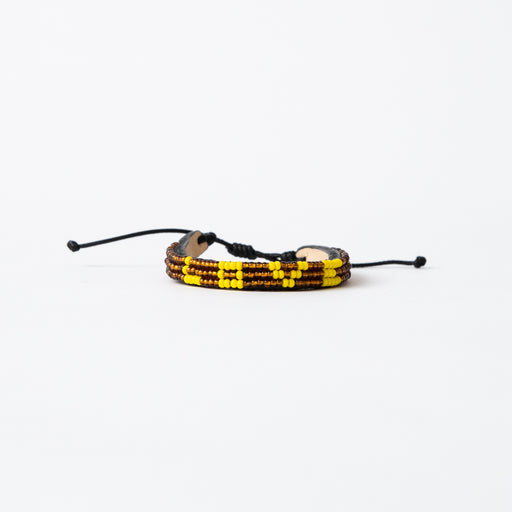 SAMPLE SALE: Skinny LOVE Bracelet - Bronze/Yellow