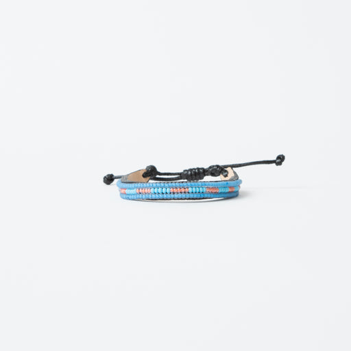 FINAL SALE: Skinny Nija Bracelet - Sea Blue/Turquoise