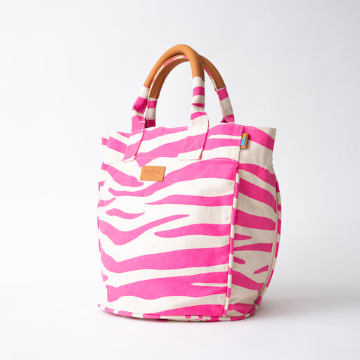 SAMPLE SALE: Zebra Weekender - Neon Pink lifestyle image