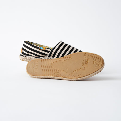 FINAL SALE: Striped Afridrilles - Black lifestyle image