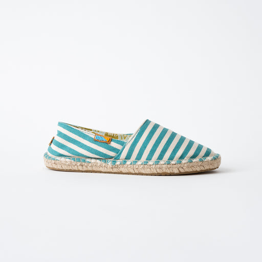 FINAL SALE: Striped Afridrilles - Sea Green