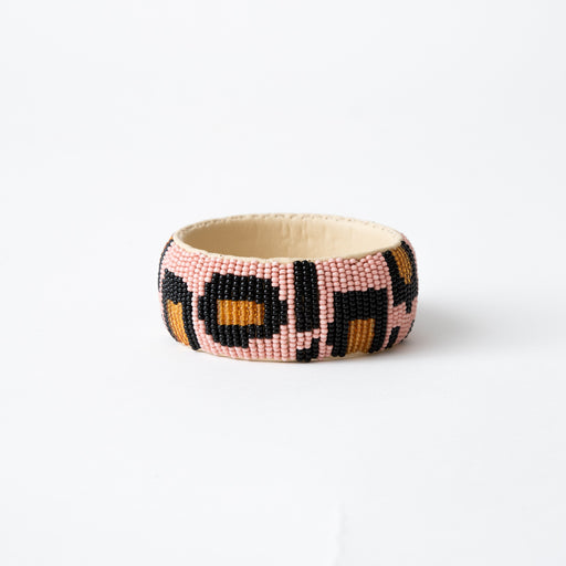 SAMPLE SALE: Leopard Bangle - Rose