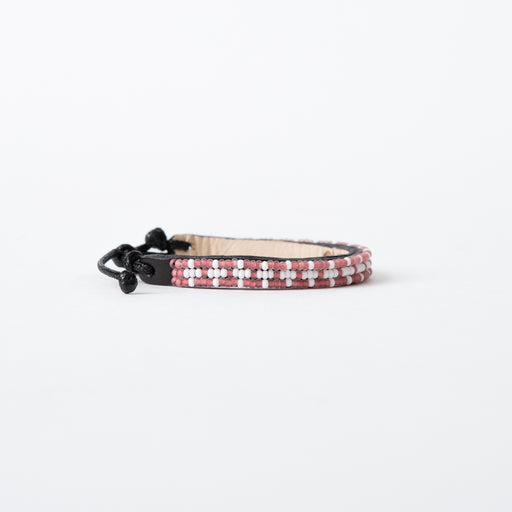 FINAL SALE: Skinny Msalaba Bracelet - Desert Rose/Pink lifestyle image