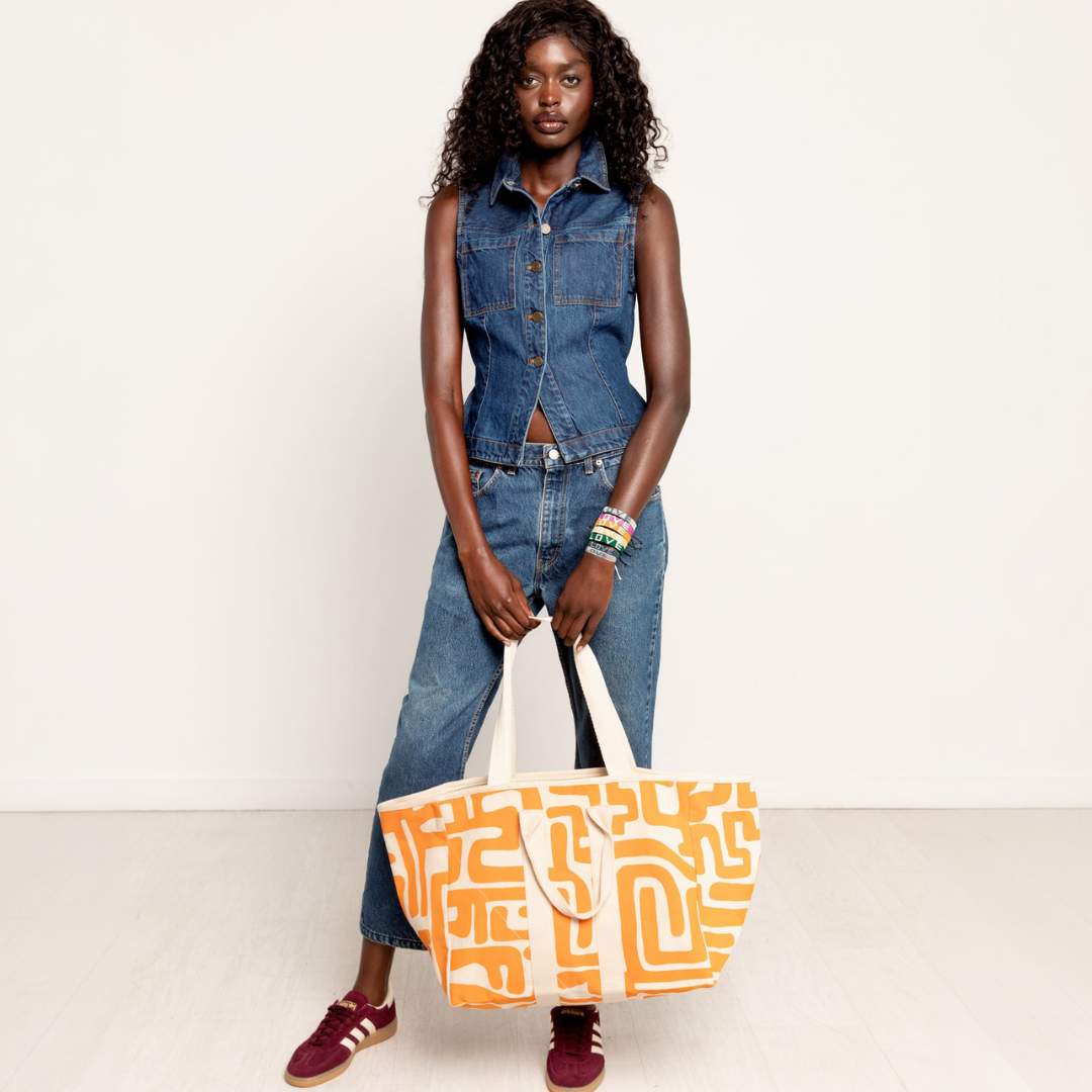 Utility Tote – Savanna Citrus Kuba