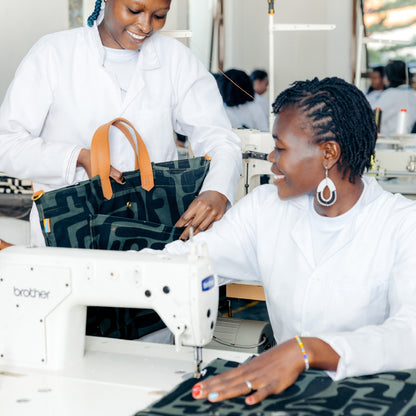 Commuter - Safari Kuba with Red Beaded Heart