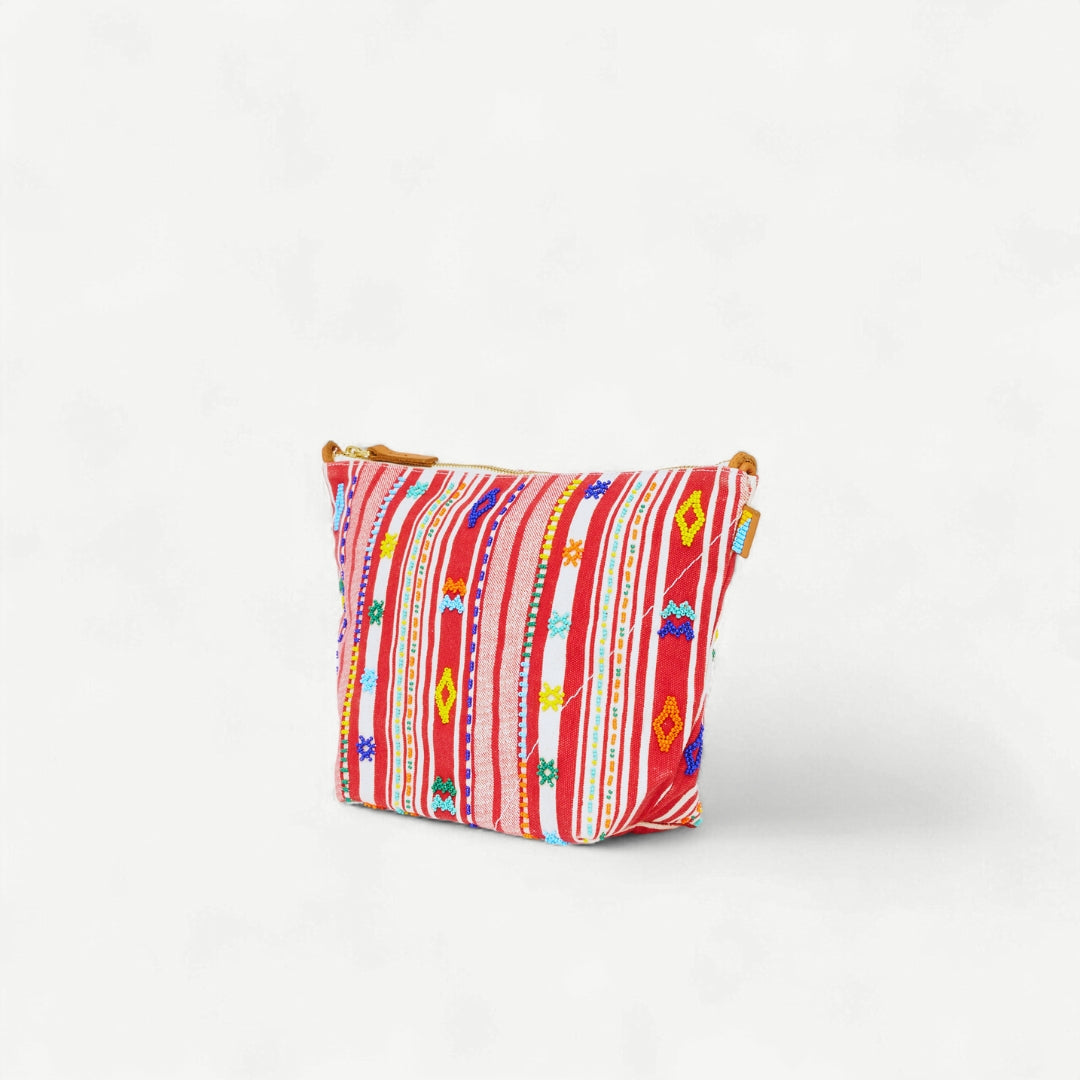 XLarge Convertible Pouch - Fez Beaded Stripe