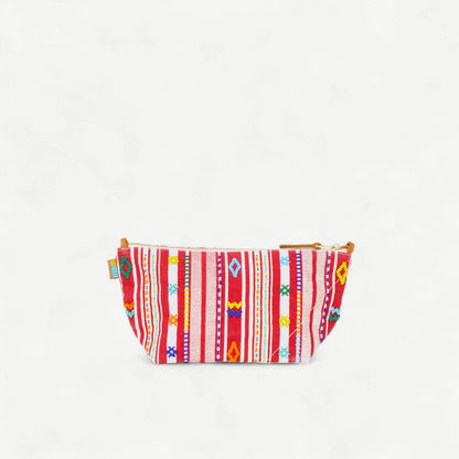 Large Convertible Pouch - Fez Beaded Stripe