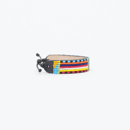 Maroon/Navy Stripe Bracelet lifestyle image