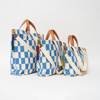 Commuter Bag - Chambray Checker