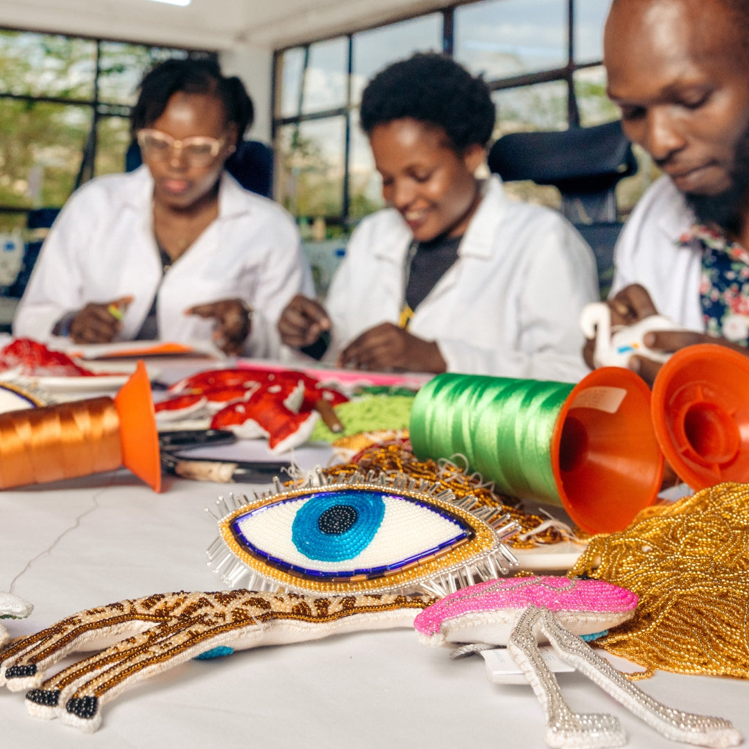 Beaded Ornament - Giraffe