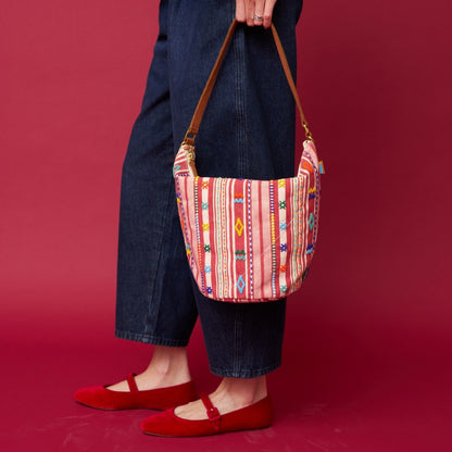 Pipa Bag - Fez Beaded Stripe