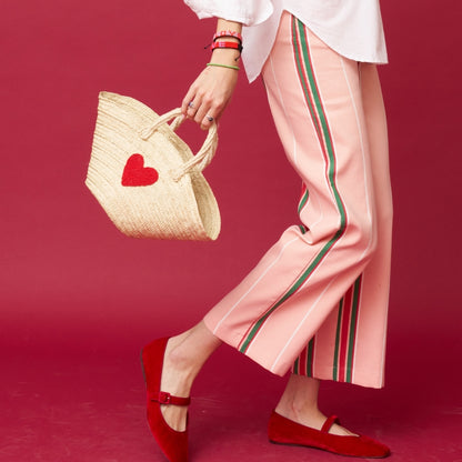 Mini Palma with Beaded Red Heart