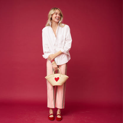 Mini Palma with Beaded Red Heart