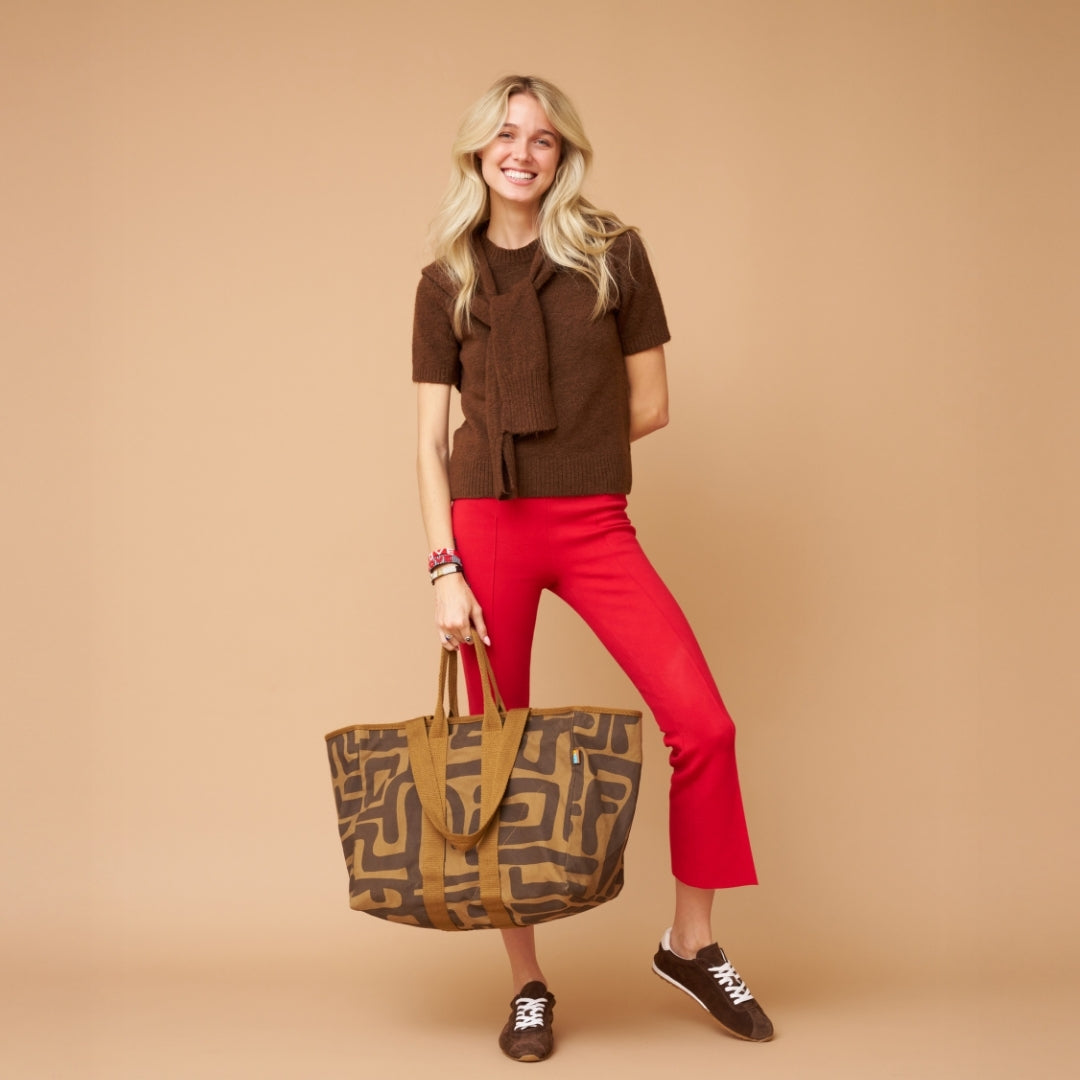 Everyday Tote - Mocha Kuba
