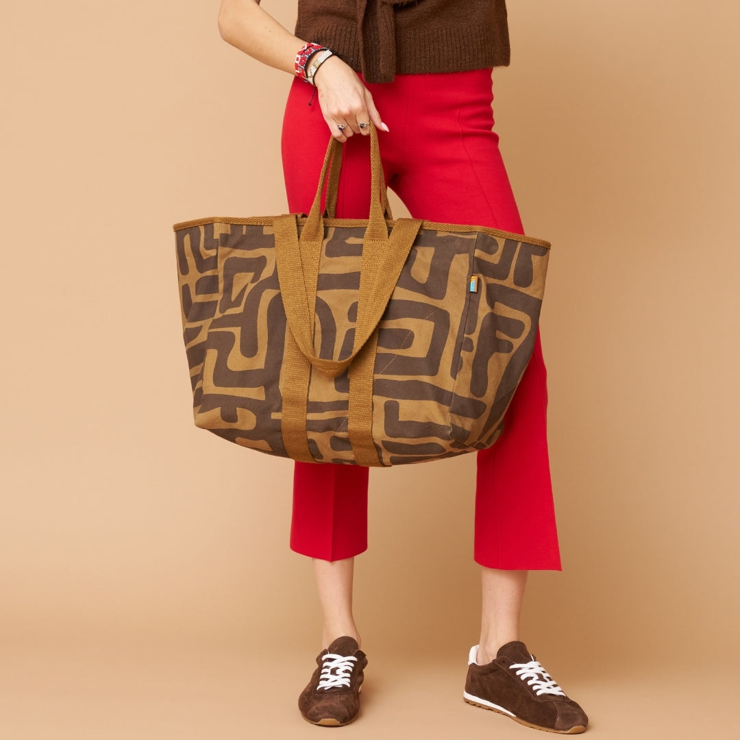 Everyday Tote - Mocha Kuba