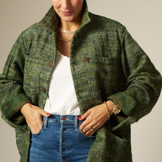 The Workman Handwoven - Forest Green