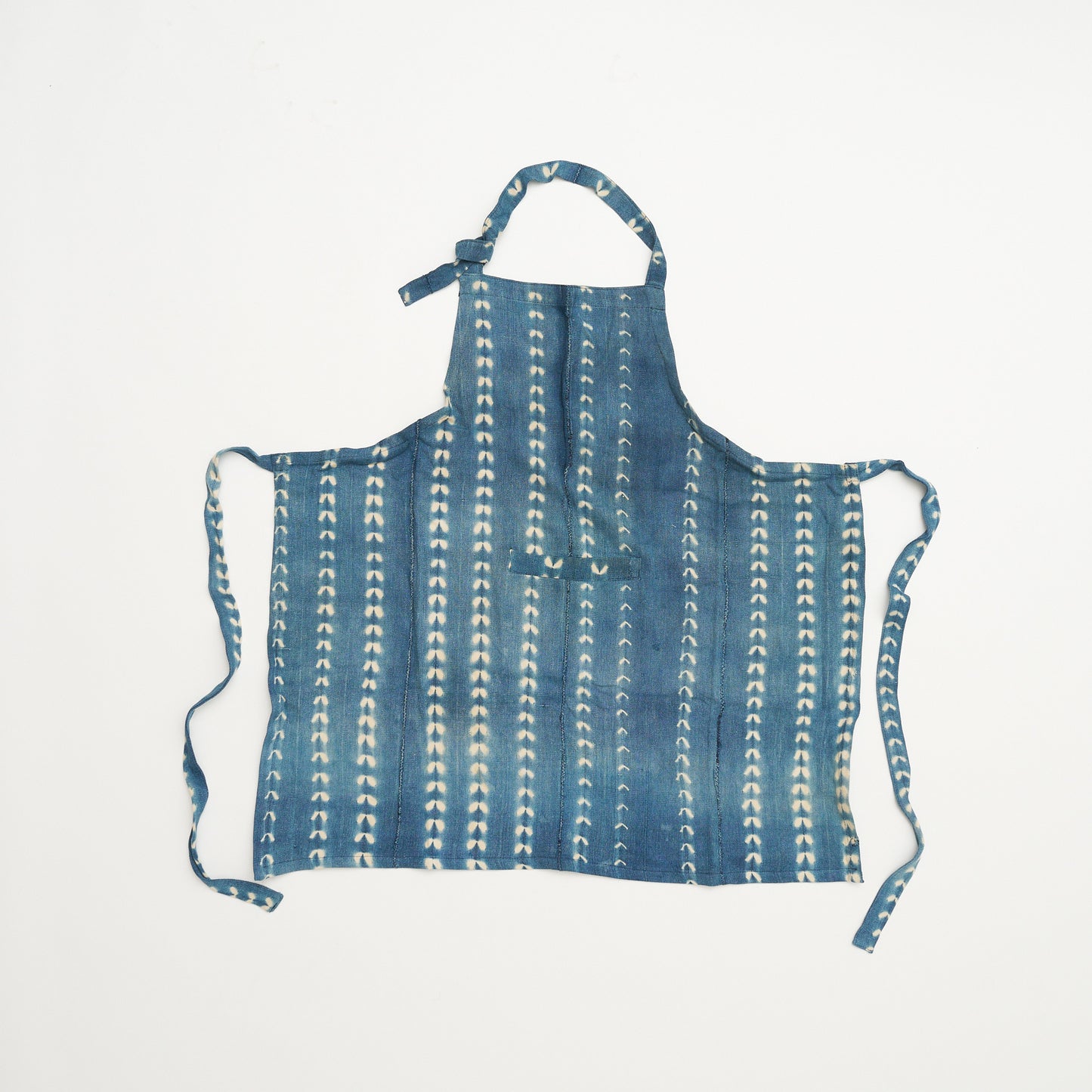 African Indigo Cloth Apron #03