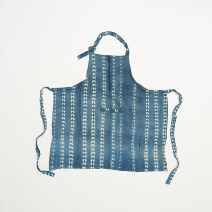 African Indigo Cloth Apron #03