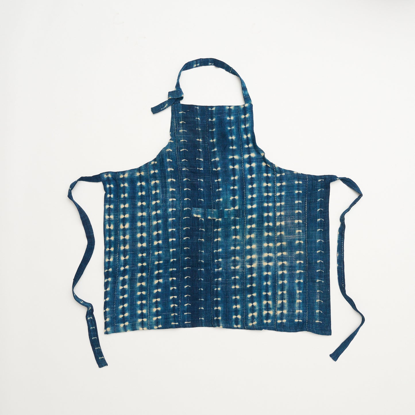 African Indigo Cloth Apron #05