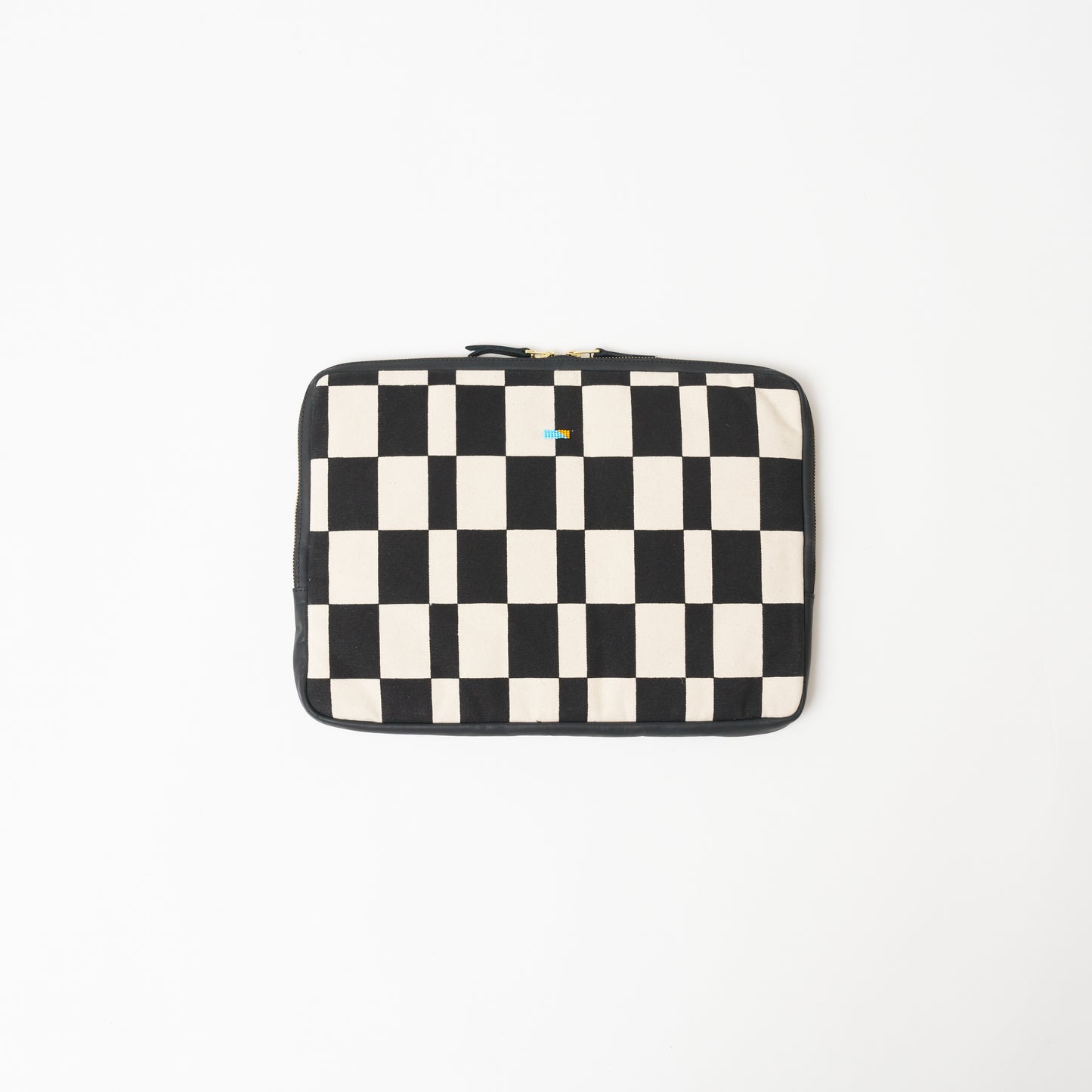 FINAL SALE: Laptop Sleeve - Large - Black Checker