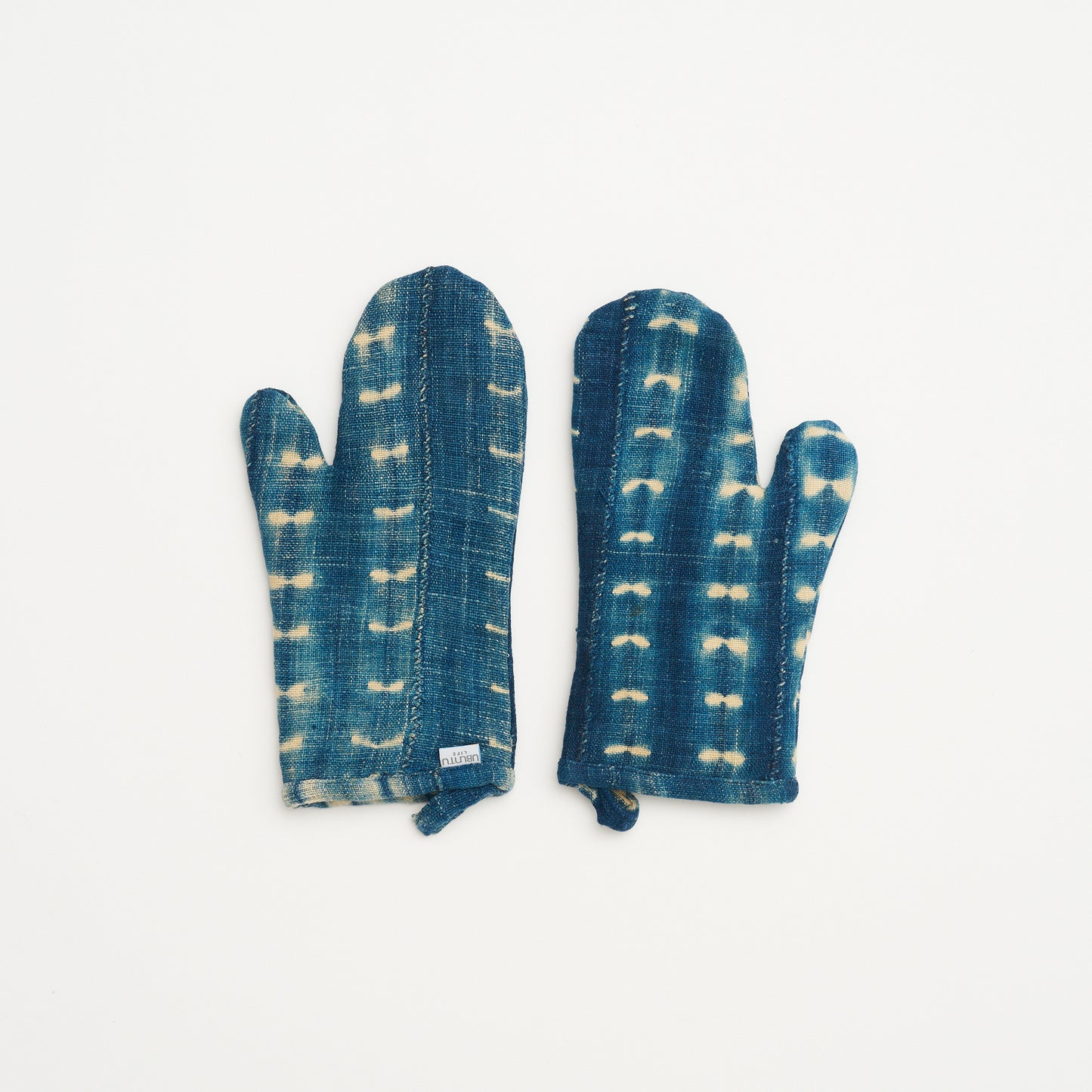 African Indigo Cloth Apron #02