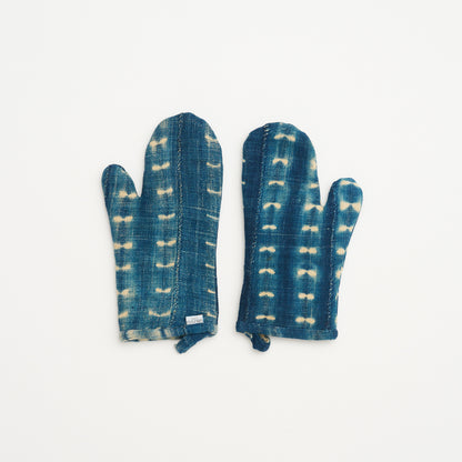 African Indigo Cloth Apron #02