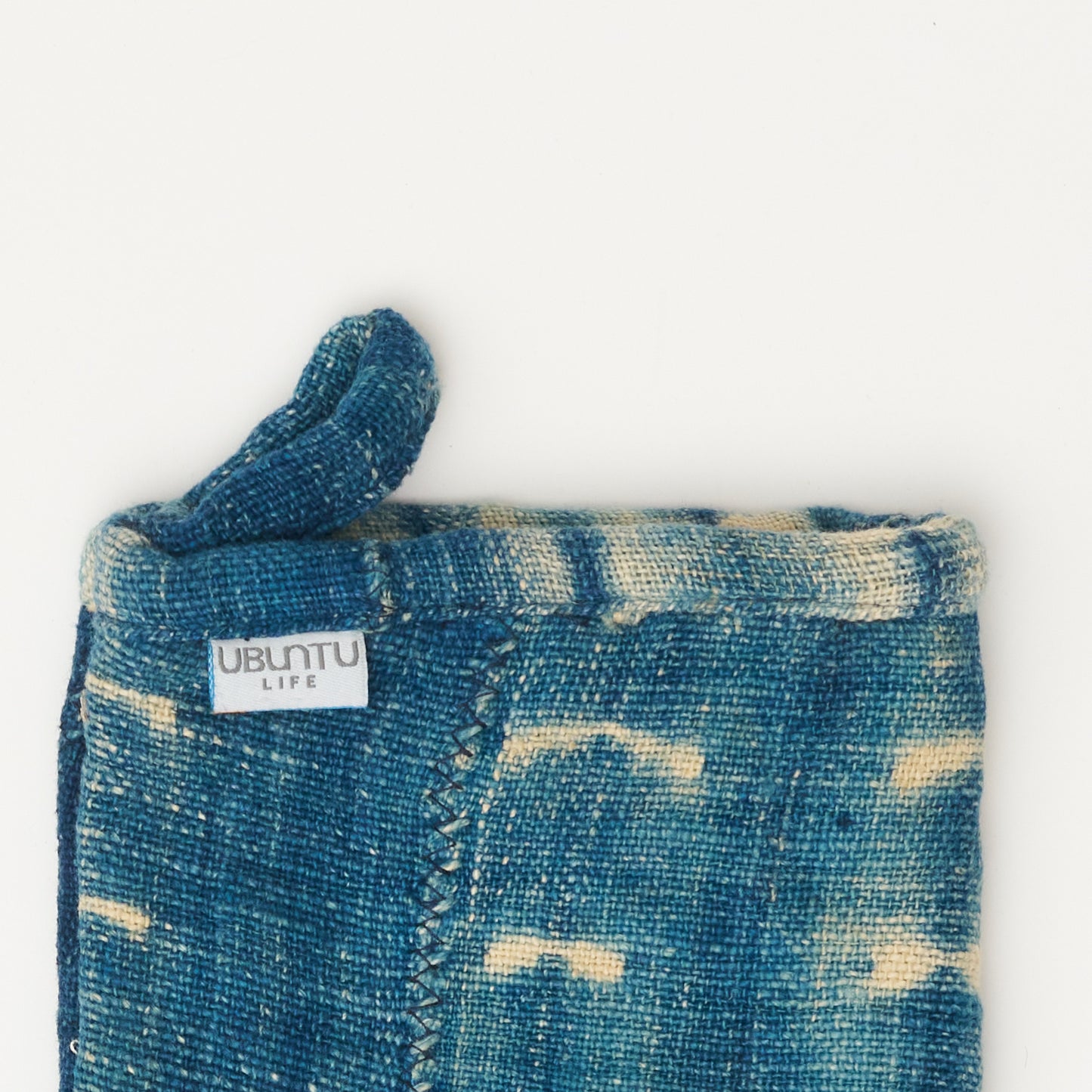 African Indigo Cloth Apron #02