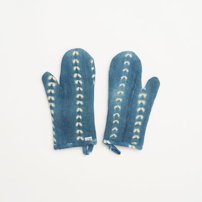 African Indigo Cloth Apron #03