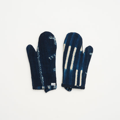 African Indigo Cloth Apron #05