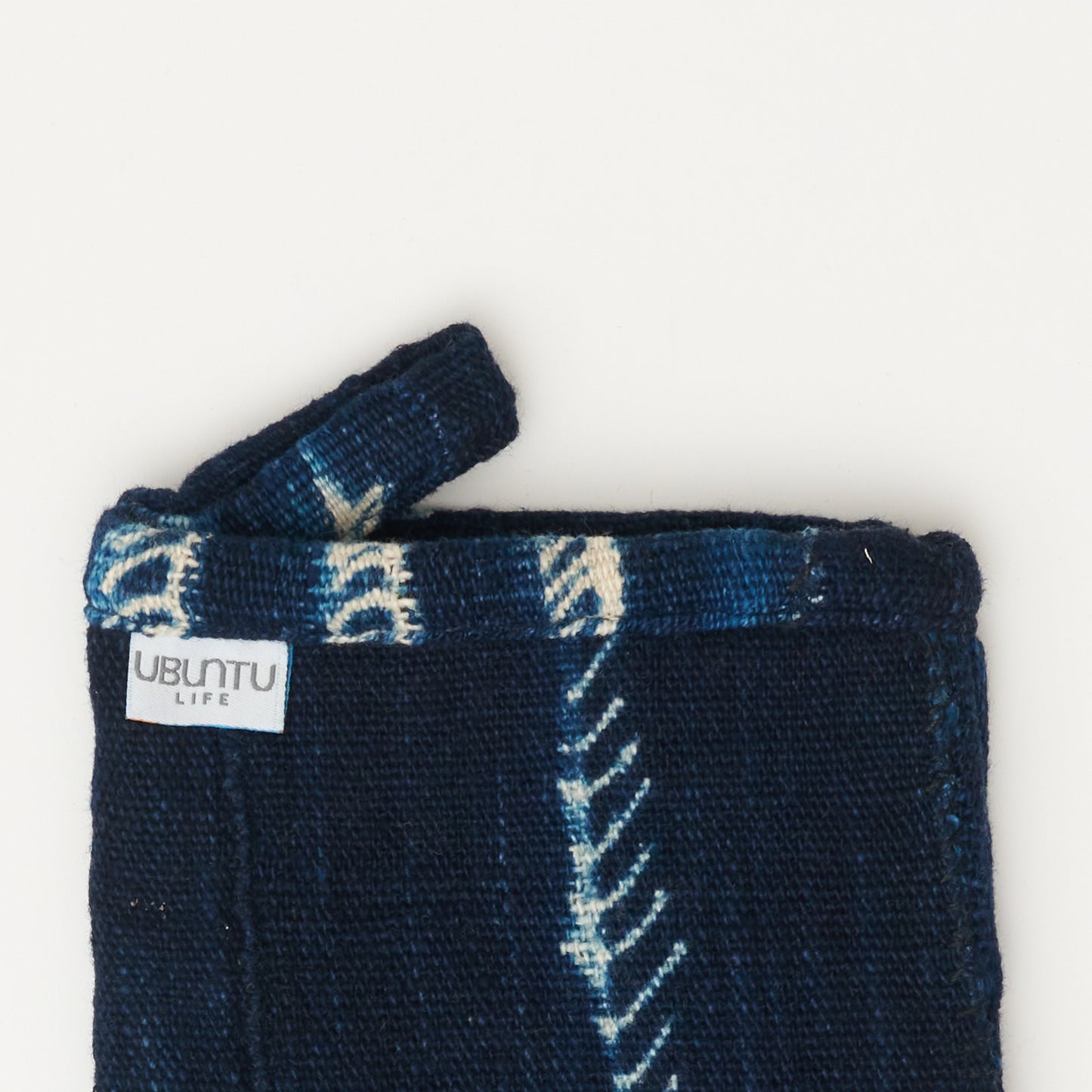 African Indigo Cloth Apron #05