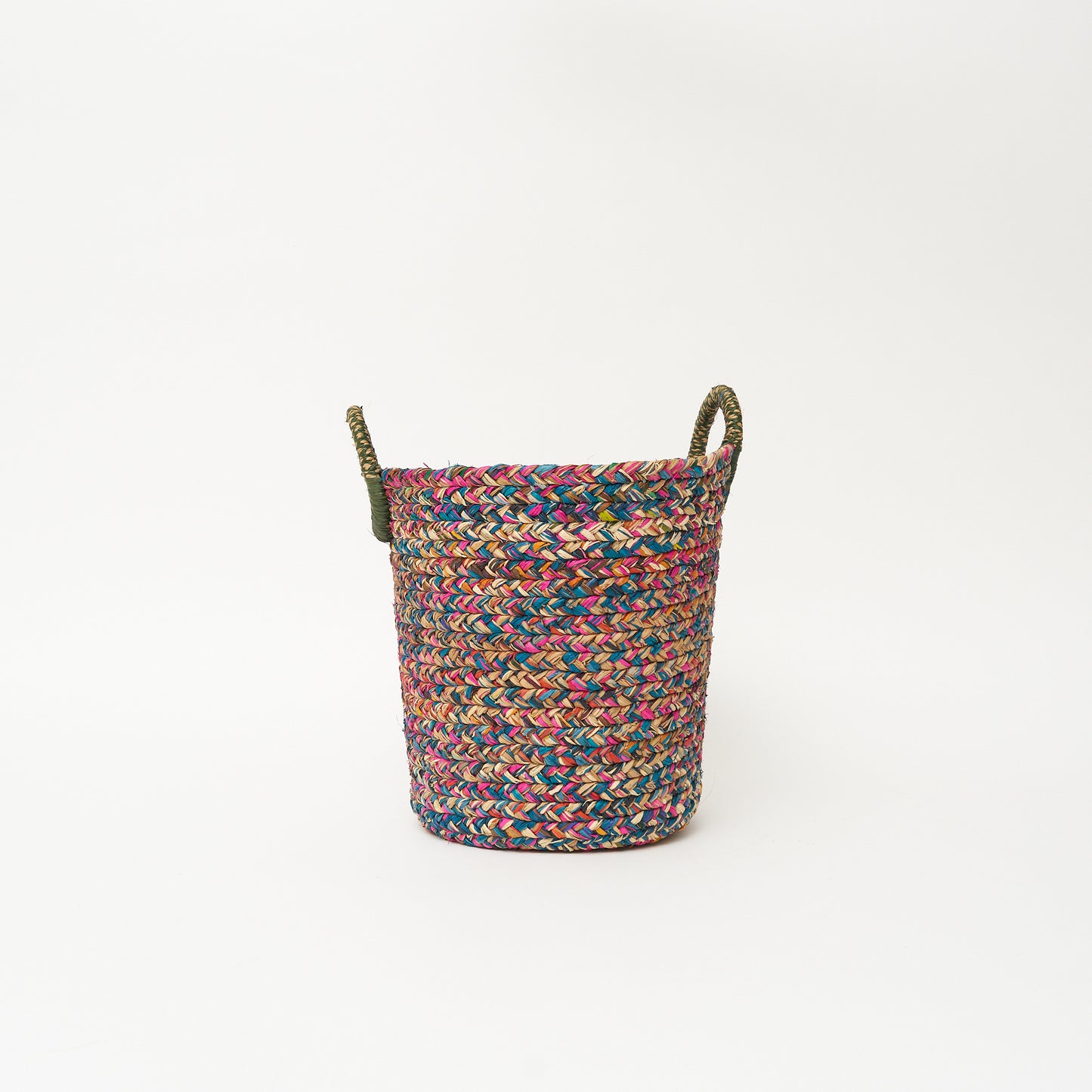 Raffia Plaited Basket