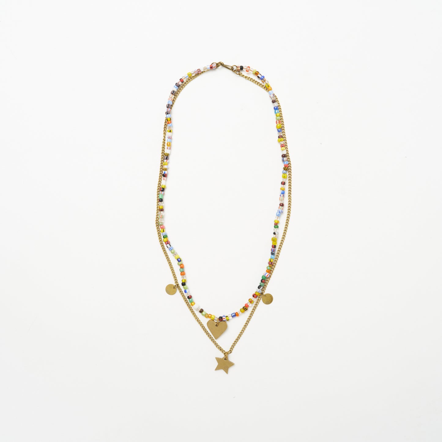 Twinkle Beaded Charm Necklace