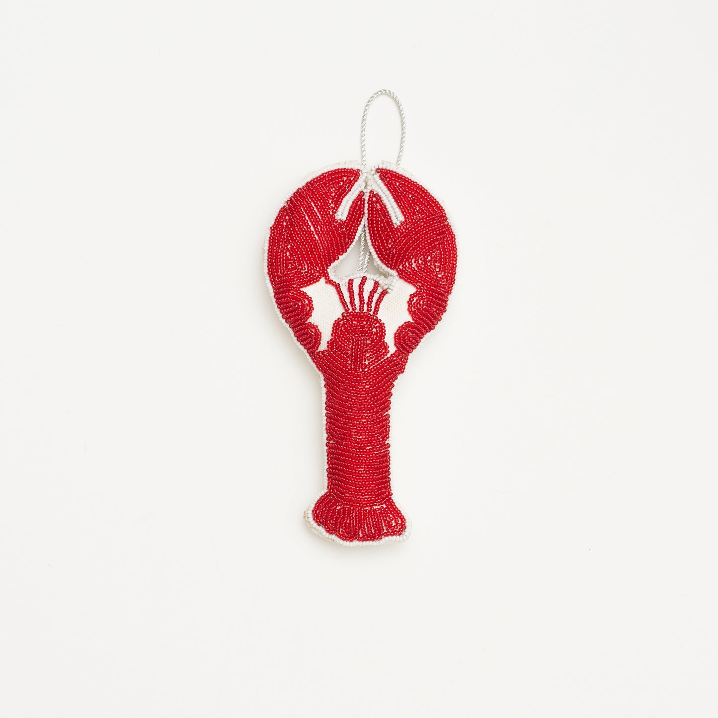 Beaded Ornament - Lobster