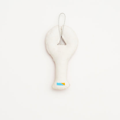 Beaded Ornament - Lobster