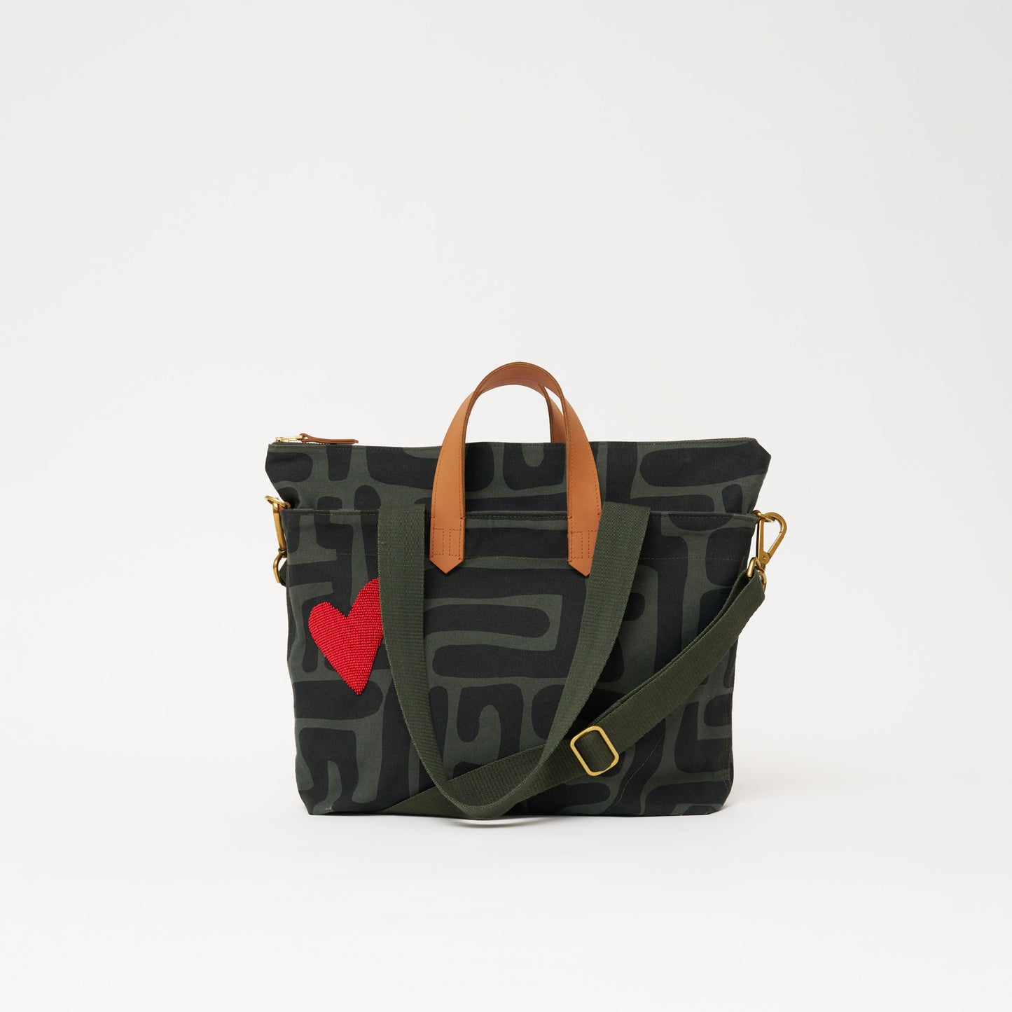 Commuter - Safari Kuba with Beaded Red Heart