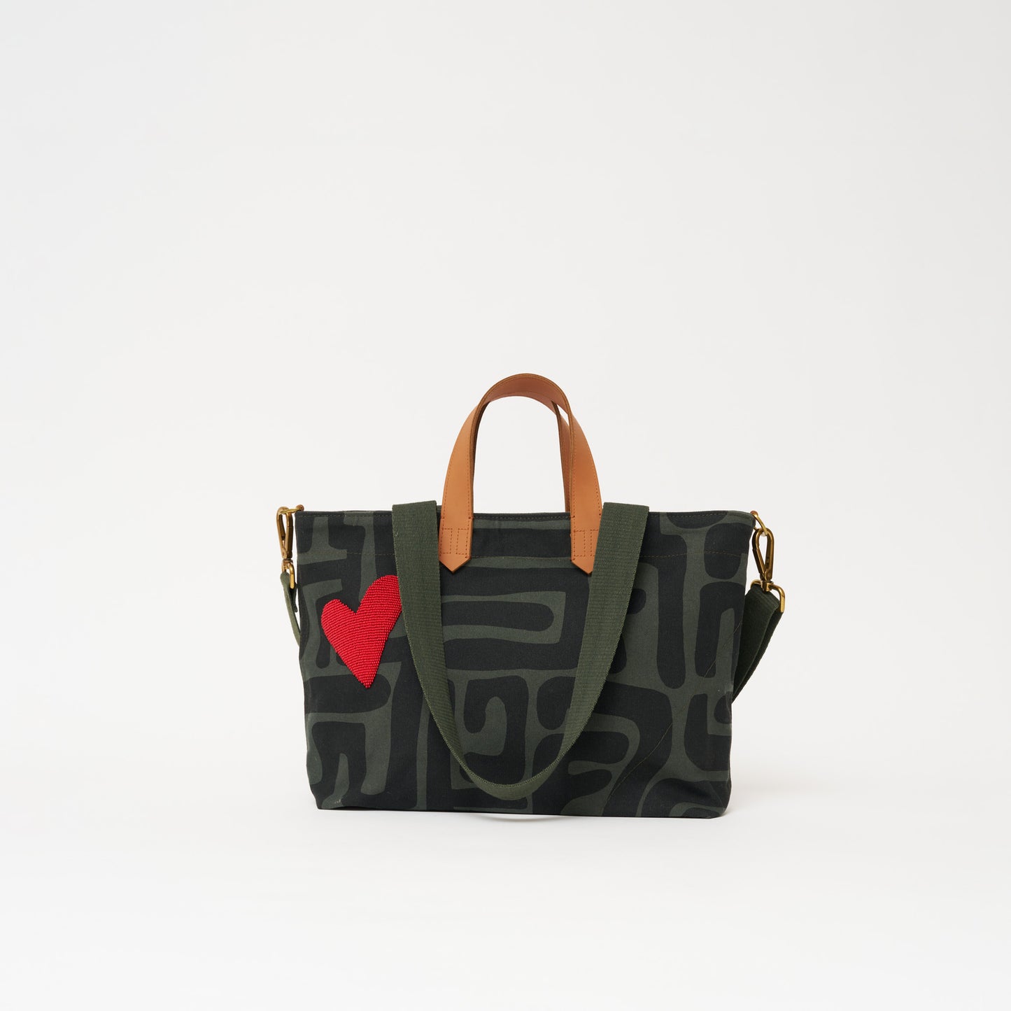 Commuter - Safari Kuba with Beaded Red Heart