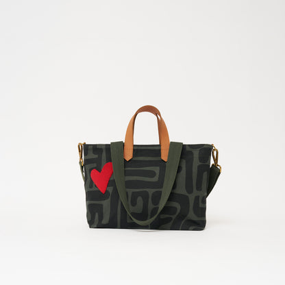 Commuter - Safari Kuba with Beaded Red Heart