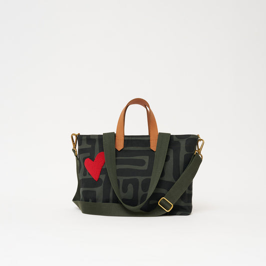 Commuter - Safari Kuba with Beaded Red Heart