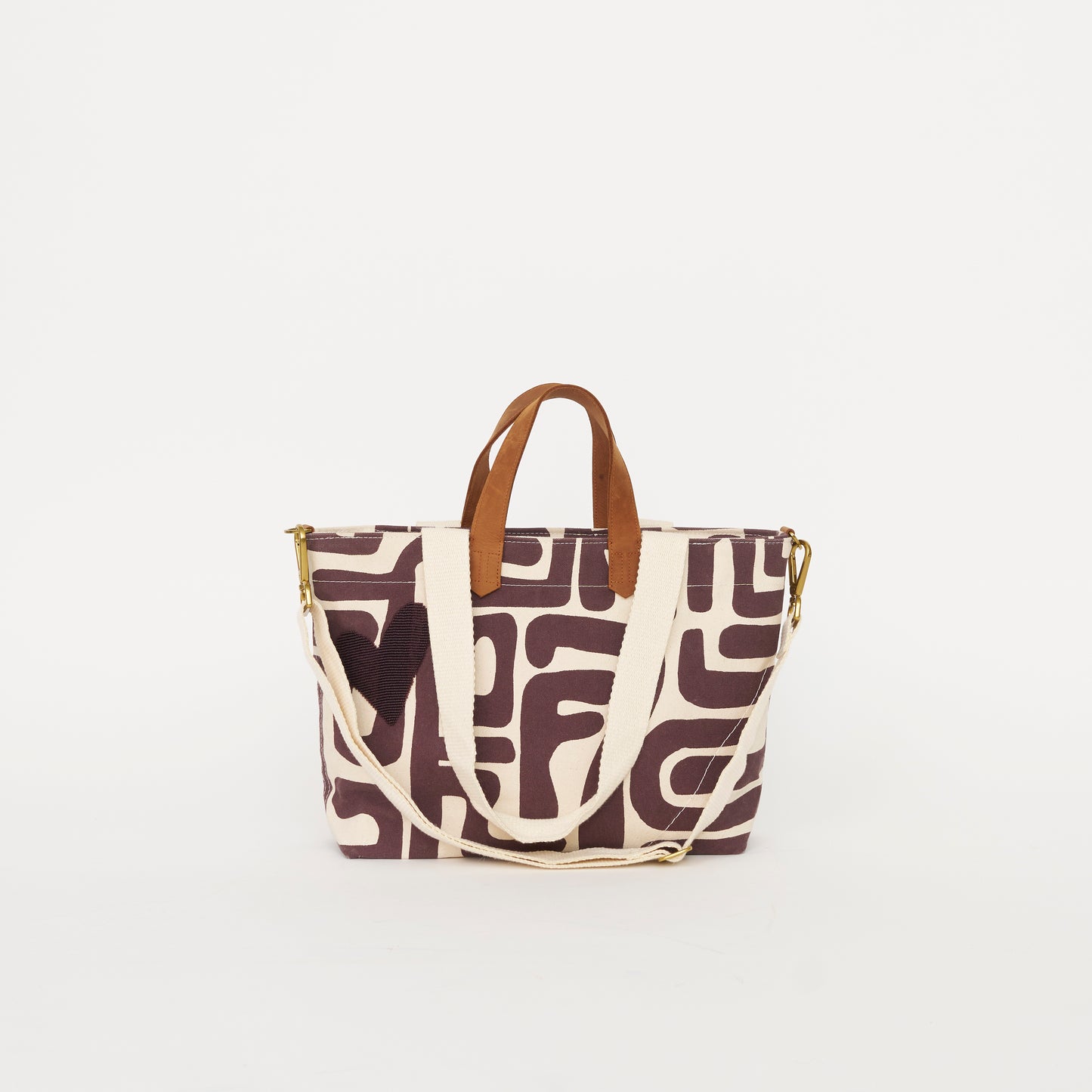 Commuter - Fig Kuba with Dark Purple Beaded Heart